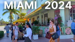 4K | Miami Walking Tour - Mid Beach & South Beach During Spring Break (Narrated)