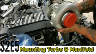 S2E5 - Mounting Turbo Exhaust Manifold & Turbocharger On My '02 BMW 325xi E46 [M54B25] E46 BOOST!