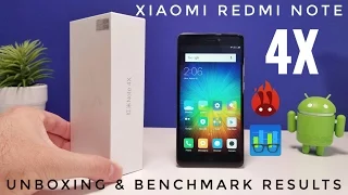 Xiaomi Redmi Note 4X UNBOXING & Benchmark Results - Snapdragon 625