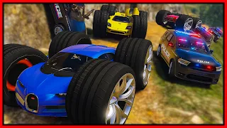 GTA 5 Roleplay - MEGA TIRE CARS DESTROYING COPS | RedlineRP