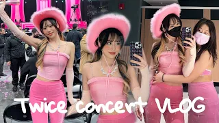 WENT TO TWICE CONCERT WITH TWICE MAKEUP | concert tips & clips