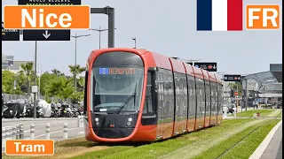 NICE TRAMS / Tramway de Nice 2023 [4K]