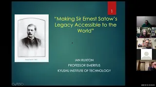 'Making Sir Ernest Satow's Legacy Accessible to the World' (October 19, 2020) #ernestsatow
