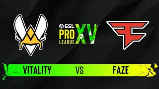 Vitality vs. FaZe - Map 1 [Mirage] - ESL Pro League Season 15 - Group B