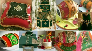 Mehndi cake ideas2024#weddingcake#cake decoration ideas#youtuber #trending #viral