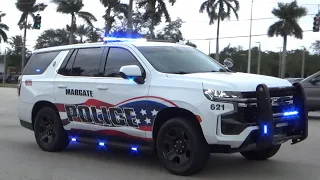 Margate Police Chevy Tahoe Responding