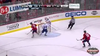 Nicklas Backstrom unselfish play on an empty net goal