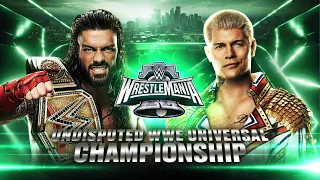 WrestleMania 40 Cody Rhodes vs Roman Reigns - 2K24