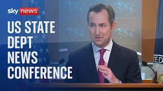 US State Department press briefing news conference - Thursday 1 February
