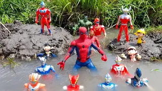 ULTRAMAN GINGA DAN ULTRAMAN ZERO TENGGELAM DI DALAM AIR, SPIDERMAN DAN BOBOIBOY HANYUT DI SUNGAI