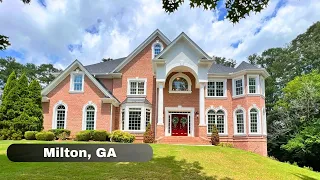 Let's Tour This IMMACULATE 8 Bedroom | 9.5 Bathroom Home For Sale in Milton GA -