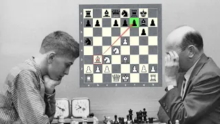 Bobby Fischer beats a strong Grandmaster in 8 moves but Reshevsky Continued because of self-respect