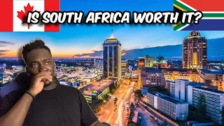 My Black Canadian HONEST OPINION About SOUTH AFRICA.. #southafrica #amapiano #johannesburg #africa