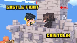 Cristalix CastleFight | CastleFight на сервере Кристаликс | Чей замок круче ? #minecraft #cristalix