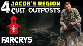 Liberate All Cult Outposts (Undetected) in Jacob's Region. Location & Stealth Liberation | Far Cry 5