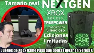 Mega informaciones de Xbox Series X, tamaño real, silenciosa, ediciones, juegos del Game Pass
