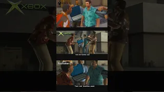 GTA vice city comparison ps2 vs Original xbox vs xbox series x #gtavicecity #gta #ps2 #xbox