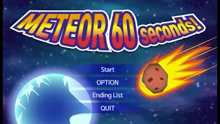 Meteor 60 Seconds! Walkthrough (All Endings)