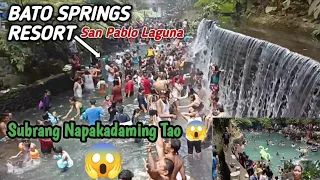Part.1 (BATO SPRINGS RESORT) San Pablo Laguna/ Ang daming tao naliligo