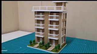 CARA MEMBUAT MINIATUR APARTEMEN YANG SANGAT MUDAH DI BUAT DARI KARDUS BEKAS