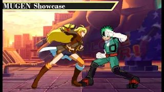 MUGEN Showcase - Yang Xiao Long vs Izuku Midoriya