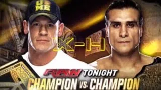 john cena vs alberto del rio raw 2013 highlights HD chapion vs champion