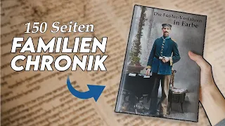 Ich habe eine Chronik meiner Vorfahren in Farbe erstellt!