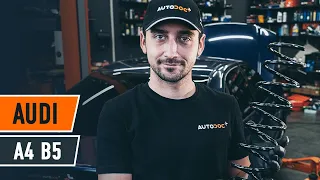 How to change rear springs on AUDI A4 B5 Saloon [TUTORIAL AUTODOC]