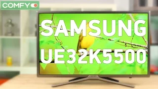 Samsung UE32K5500 - телевизор с качественным экраном и smart tv - Видео демонстрация