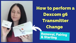 How to perform a Dexcom g6 Transmitter Change | Type 1 Diabetes
