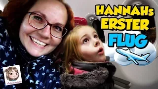 HANNAHS ERSTER FLUG ✈️ Hat sie große Angst? 😳 Wohin fliegen wir mit dem Flugzeug?