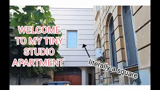 tiny studio apartment tour - Erasmus in Bucharest