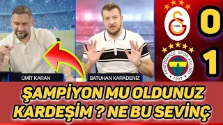 Stüdyoda ortalık gerildi ! Ümit karanla Batuhan Karadeniz birbirine girdi. Şampiyon mu oldunuz ?