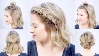 FIVE 1 MINUTE SUPER EASY HAIRSTYLES | Milabu