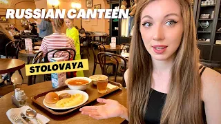 Russian food you must try! Visiting historical canteen in Russia 🇷🇺