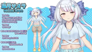 【LIVE2D Showcase】空飛ぶLIVE2D！？海月サオラ(Mitsuki Saora)/New Costume 【高可動域】