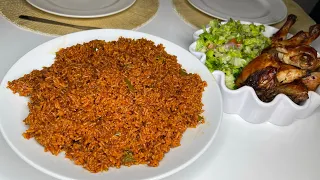 Ghana Jollof Rice Recipe  | Secret To A Perfect Ghanaian Jollof Rice | Lovystouch