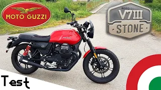 "Test" Le néo-rétro à l'italienne 🇮🇹 "Moto Guzzi V7 III stone de 2020"