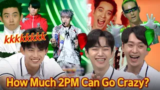 2PM's reaction to seeing their performance from 12 years ago🤣 - I'll be back & Go Crazy