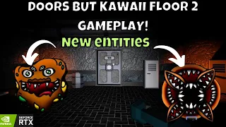 [ROBLOX] Doors But Kawaii Floor 2 Full Walkthrough with RTX ON