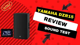 Yamaha DZR15 sound test just before a gig