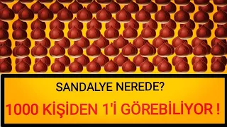 Dikkat testi! Görsel test! Görsel zeka testi! Hafıza testi! Bakalım 30 saniyede görebilecekmisin!