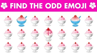 Find the Odd Emoji One Out | Easy & Hard Challenge Puzzle | Find the Difference | Puzzle Hut