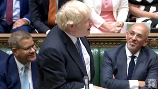 'Hasta la vista, baby': Boris Johnson's final speech to U.K. Parliament