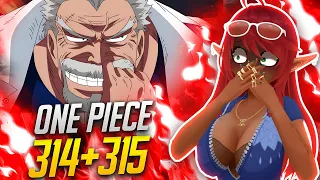 GARP IS UNHINGED! | One Piece Episode 314/315 Reaction