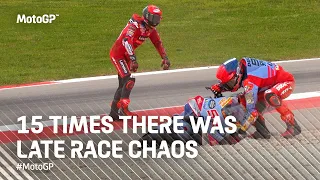 Big drama in the final laps! 😱 | #MotoGP