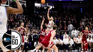 Indiana at Northwestern | Feb. 16, 2023 | B1G Basketball in 60