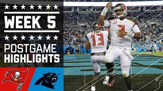 Buccaneers vs. Panthers | NFL Week 5 Game Highlights