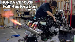 [HONDA CB400SF Motorcycle Full Restoration ⑤] I tried starting the engine I assembled myself