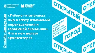 Гибкие гигаполисы: мир в эпоху изменений, перенаселения и сервисной экономики. Онлайн-дискуссия